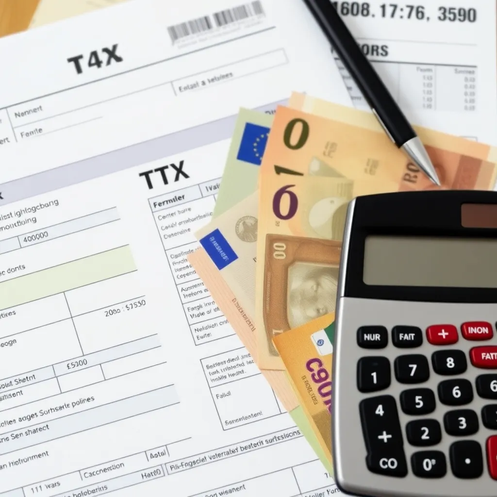 Belastingformulieren en financiële documenten voor Nederlandse belastingaangifte